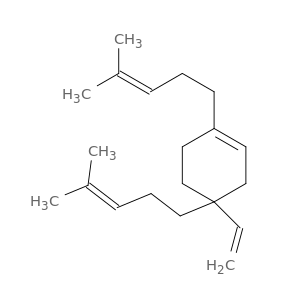 Cyclohexene, 4-ethenyl-1,4-bis(4-methyl-3-pentenyl)-