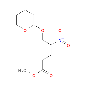Pentanoic acid, 4-nitro-5-[(tetrahydro-2H-pyran-2-yl)oxy]-, methyl ester