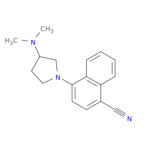 1-Naphthalenecarbonitrile, 4-[3-(dimethylamino)-1-pyrrolidinyl]-