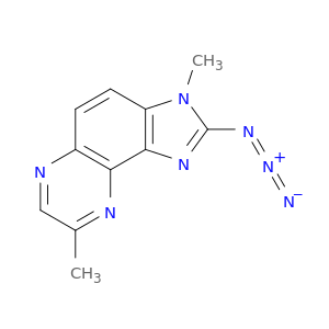 3H-Imidazo[4,5-f]quinoxaline,2-azido-3,8-dimethyl-