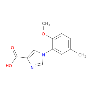 1-(2-methoxy-5-methylphenyl)-1H-imidazole-4-carboxylic acid