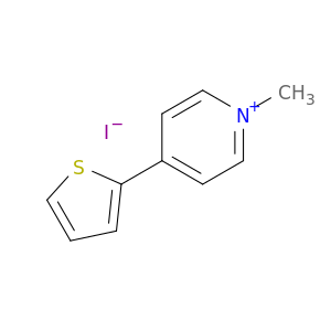 Pyridinium,1-methyl-4-(2-thienyl)-, iodide (1:1)