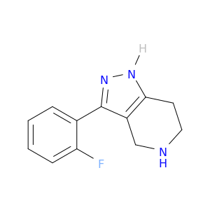 1H-Pyrazolo[4,3-c]pyridine, 3-(2-fluorophenyl)-4,5,6,7-tetrahydro-