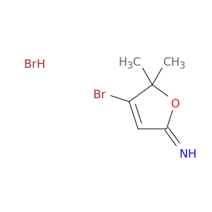 2(5H)-Furanimine, 4-bromo-5,5-dimethyl-, hydrobromide