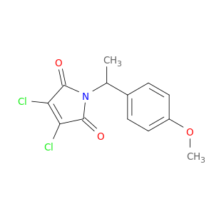 1H-Pyrrole-2,5-dione, 3,4-dichloro-1-[1-(4-methoxyphenyl)ethyl]-