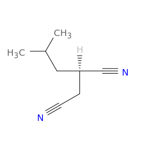 Butanedinitrile, (2-methylpropyl)-, (2R)-