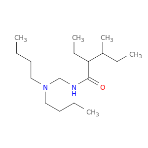 Pentanamide, N-[(dibutylamino)methyl]-2-ethyl-3-methyl-