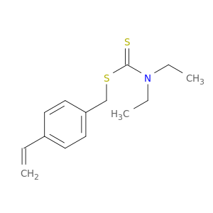 Carbamodithioic acid, diethyl-, (4-ethenylphenyl)methyl ester