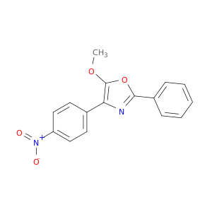 Oxazole, 5-methoxy-4-(4-nitrophenyl)-2-phenyl-