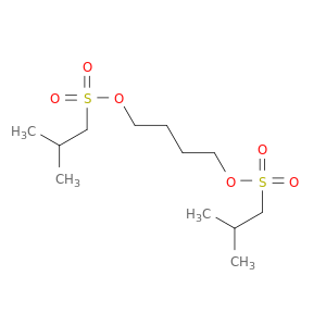 butane-1,4-diyl bis(2-methylpropane-1-sulfonate)