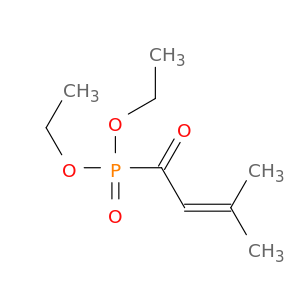 Phosphonic acid, (3-methyl-1-oxo-2-butenyl)-, diethyl ester