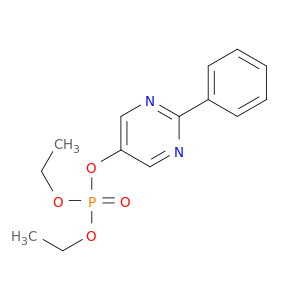Phosphoric acid, diethyl 2-phenyl-5-pyrimidinyl ester