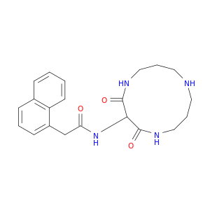 1-Naphthaleneacetamide, N-(2,4-dioxo-1,5,9-triazacyclododecan-3-yl)-