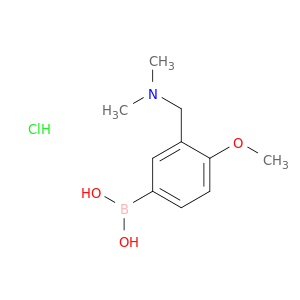 {3-[(dimethylamino)methyl]-4-methoxyphenyl}boronic acid hydrochloride