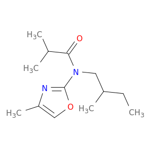 Propanamide, 2-methyl-N-(2-methylbutyl)-N-(4-methyl-2-oxazolyl)-