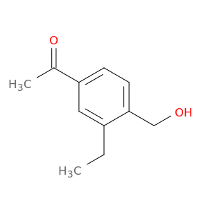1-(3-乙基-4-(羟基甲基)苯基)乙酮