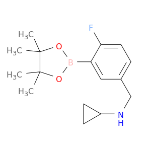 5-(cyclopropylaminomethyl)-2-fluorophenylboronic acid pinacol ester