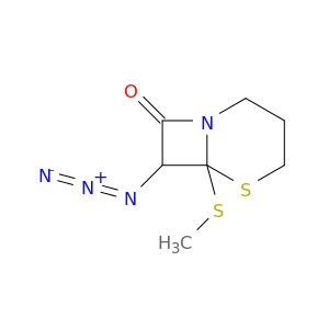 5-Thia-1-azabicyclo[4.2.0]octan-8-one, 7-azido-6-(methylthio)-