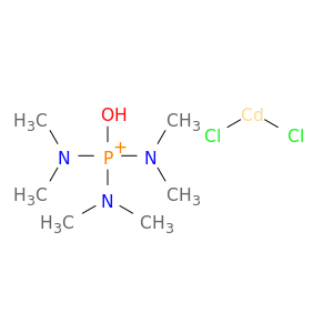 DICHLOROCADMIUM; TRIS(DIMETHYLAMINO)-HYDROXY-PHOSPHANIUM