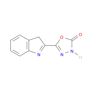 1,3,4-Oxadiazol-2(3H)-one, 5-(3H-indol-2-yl)-