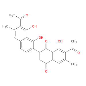 [2,2'-Binaphthalene]-1,4-dione,7,7'-diacetyl-1',8,8'-trihydroxy-6,6'-dimethyl-
