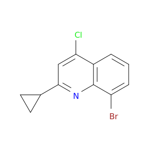 8-bromo-4-chloro-2-cyclopropylquinoline