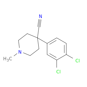 4-Piperidinecarbonitrile, 4-(3,4-dichlorophenyl)-1-methyl-