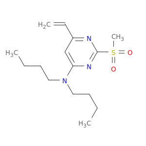 4-Pyrimidinamine, N,N-dibutyl-6-ethenyl-2-(methylsulfonyl)-