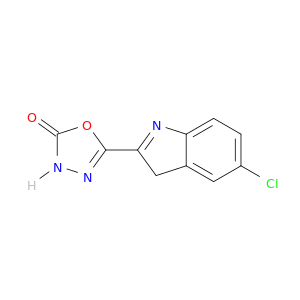 1,3,4-Oxadiazol-2(3H)-one, 5-(5-chloro-3H-indol-2-yl)-