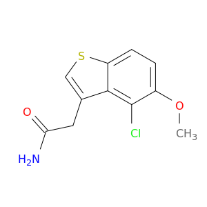 Benzo[b]thiophene-3-acetamide, 4-chloro-5-methoxy-
