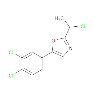 2-(1-Chloroethyl)-5-(3,4-dichlorophenyl)-1,3-oxazole