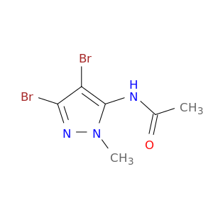 N-(4,5-Dibromo-2-methylpyrazol-3-yl)acetamide
