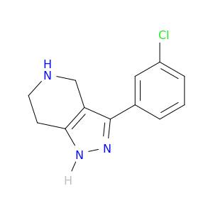 1H-Pyrazolo[4,3-c]pyridine, 3-(3-chlorophenyl)-4,5,6,7-tetrahydro-