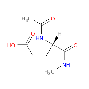 Pentanoic acid, 4-(acetylamino)-5-(methylamino)-5-oxo-, (S)-