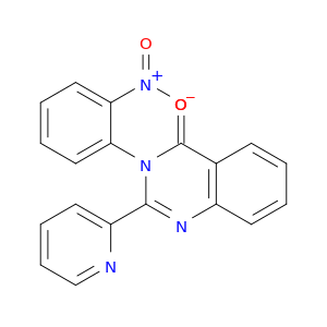 4(3H)-Quinazolinone, 3-(2-nitrophenyl)-2-(2-pyridinyl)-