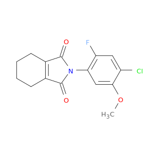 1H-Isoindole-1,3(2H)-dione, 2-(4-chloro-2-fluoro-5-methoxyphenyl)-4,5,6,7-tetrahydro-