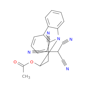 1,1,2,2-Butanetetracarbonitrile, 4-(acetyloxy)-4-(9H-carbazol-9-yl)-