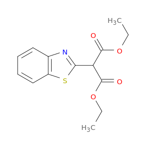 Propanedioic acid, 2-benzothiazolyl-, diethyl ester