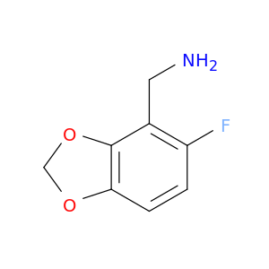 5-氟-1,3-苯并二氧杂环戊烯-4-甲胺