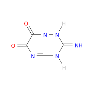 2-IMINO-2,3-DIHYDRO-1H-IMIDAZO(1,2-B)(1,2,4)TRIAZOLE-5,6-DIONE