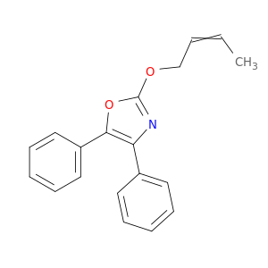 Oxazole, 2-(2-butenyloxy)-4,5-diphenyl-