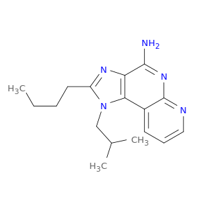 1H-Imidazo[4,5-c][1,8]naphthyridin-4-amine, 2-butyl-1-(2-methylpropyl)-