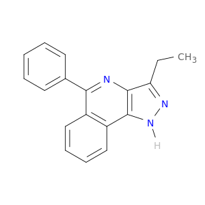 1H-Pyrazolo[4,3-c]isoquinoline, 3-ethyl-5-phenyl-