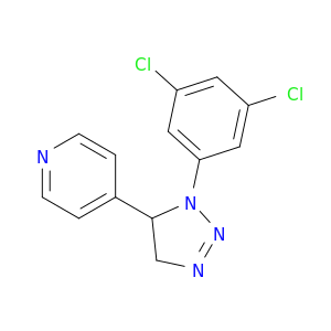 Pyridine, 4-[1-(3,5-dichlorophenyl)-4,5-dihydro-1H-1,2,3-triazol-5-yl]-
