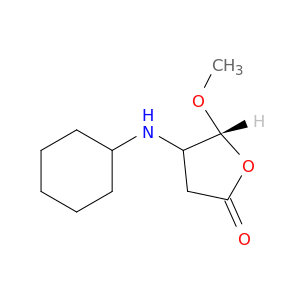 2(3H)-Furanone, 4-(cyclohexylamino)dihydro-5-methoxy-, (5R)-