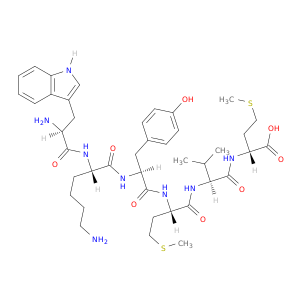 D-Methionine, L-tryptophyl-L-lysyl-L-tyrosyl-L-methionyl-L-valyl-
