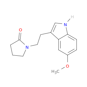 2-Pyrrolidinone, 1-[2-(5-methoxy-1H-indol-3-yl)ethyl]-