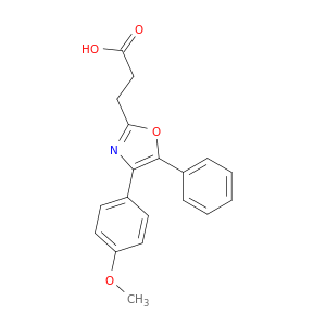 2-Oxazolepropanoic acid, 4-(4-methoxyphenyl)-5-phenyl-