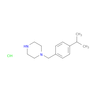 1-{[4-(propan-2-yl)phenyl]methyl}piperazine hydrochloride