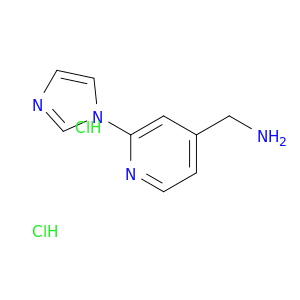 [2-(1H-imidazol-1-yl)pyridin-4-yl]methanamine dihydrochloride